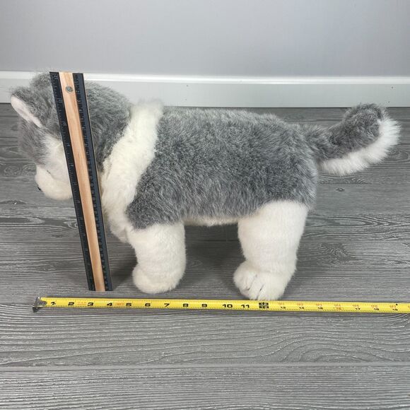 Vintage 1993 Ty Classic 15in Timber the Siberian Husky Wolf Puppy Dog Bean Plush - Picture 12 of 12